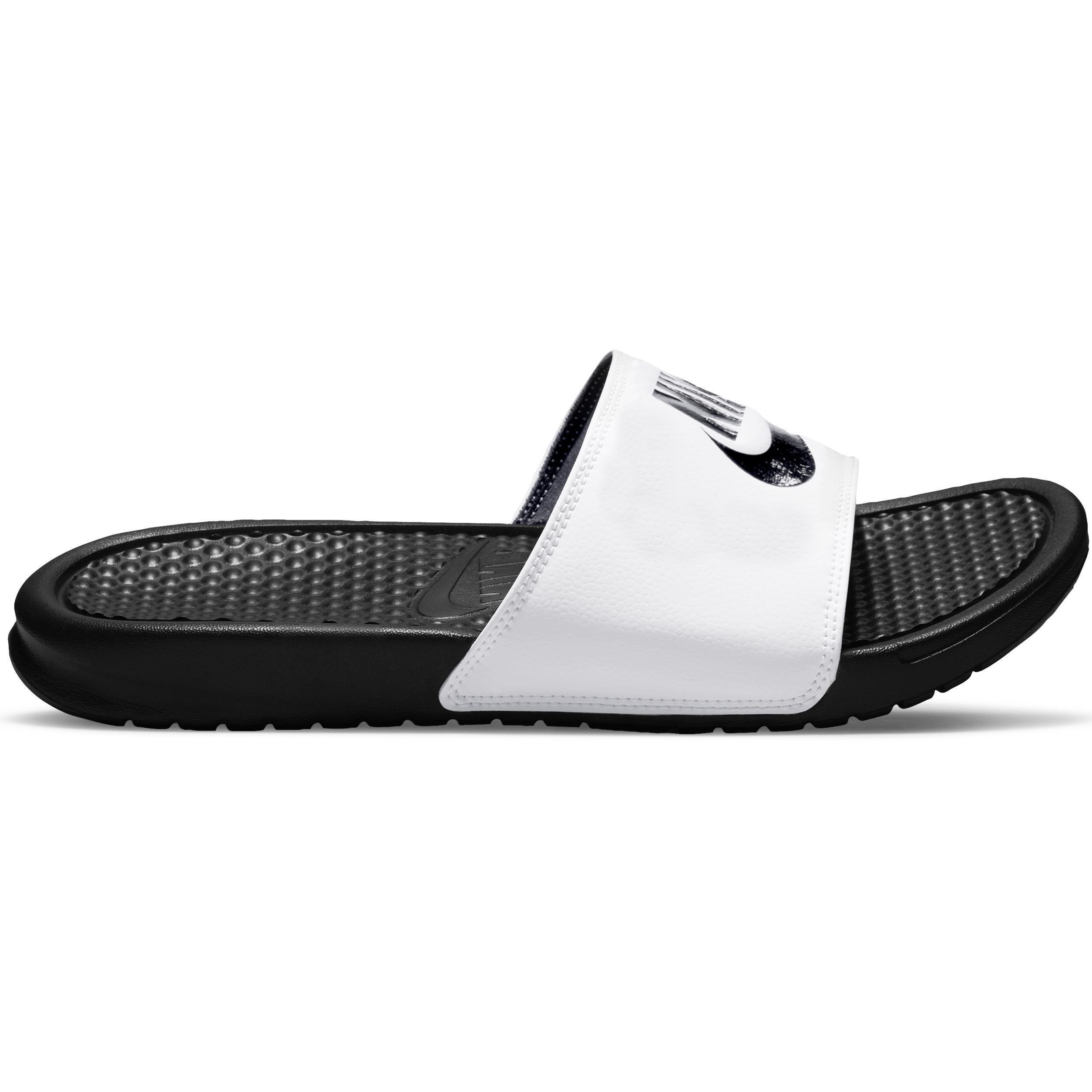 Шлепанцы мужские Nike Benassi Jdi 343880-100 42,5 (9 US) черно-белые фото 1