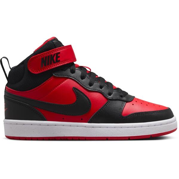

Кеды высокие подростковые Nike Court Borough Mid 2 (Gs) CD7782-602 38 (5,5Y US) черные/красные