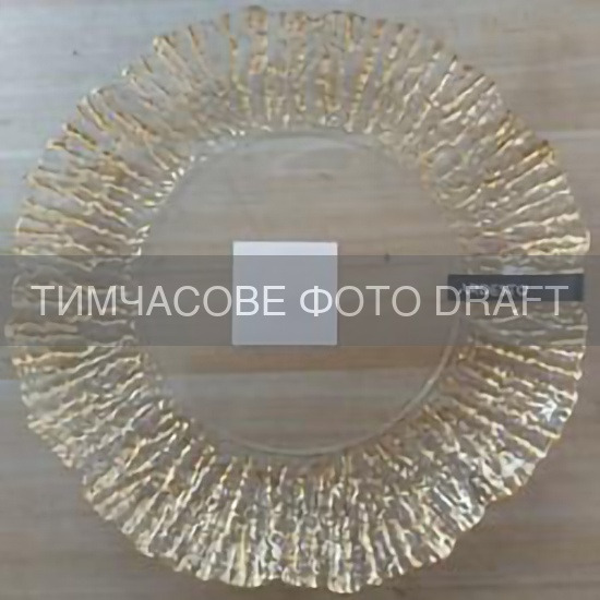 

Тарелка ARDESTO Salvia 27см, стекло, прозрачный