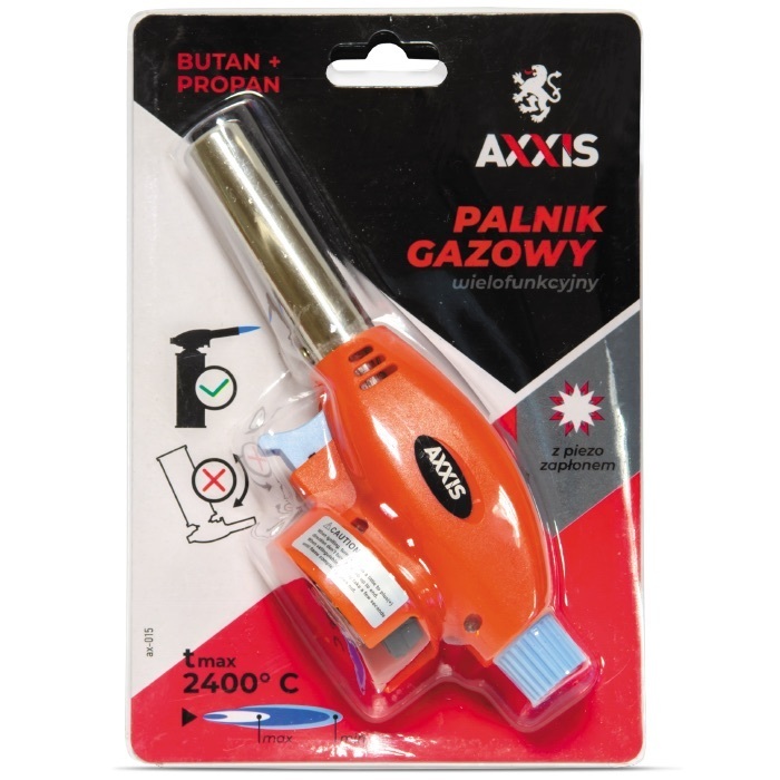 Пальник газовий з п'єзопідпалом "комбінований" Axxis ax-015 (48021163593)фото1