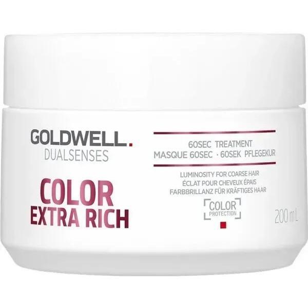 

Маска Goldwell Dualsenses Color Extra Rich 60 секунд для восстановления пористых окрашенных волос 200 мл