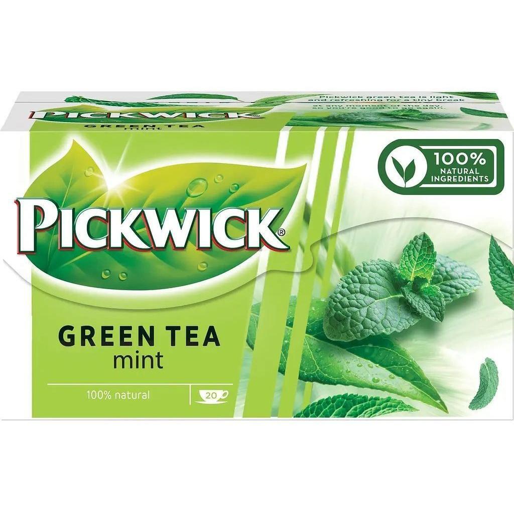 Чай зеленый Pickwick с мятой 40г (20х2г) X12 фото 1