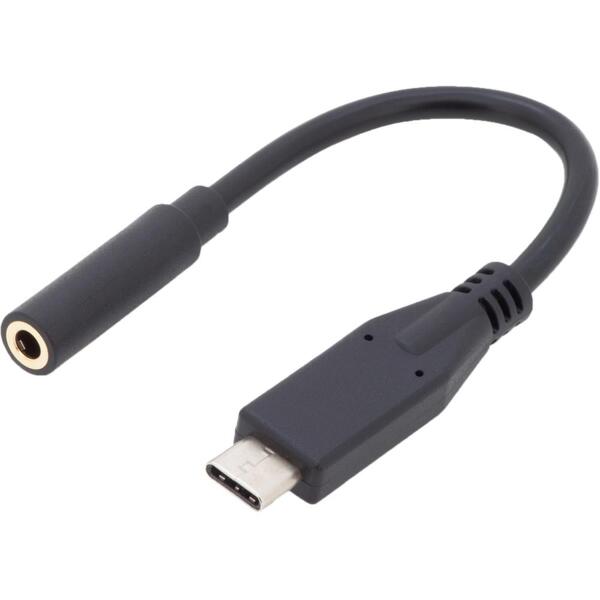 

Адаптер DIGITUS USB-C >3.5mm audio stereo
