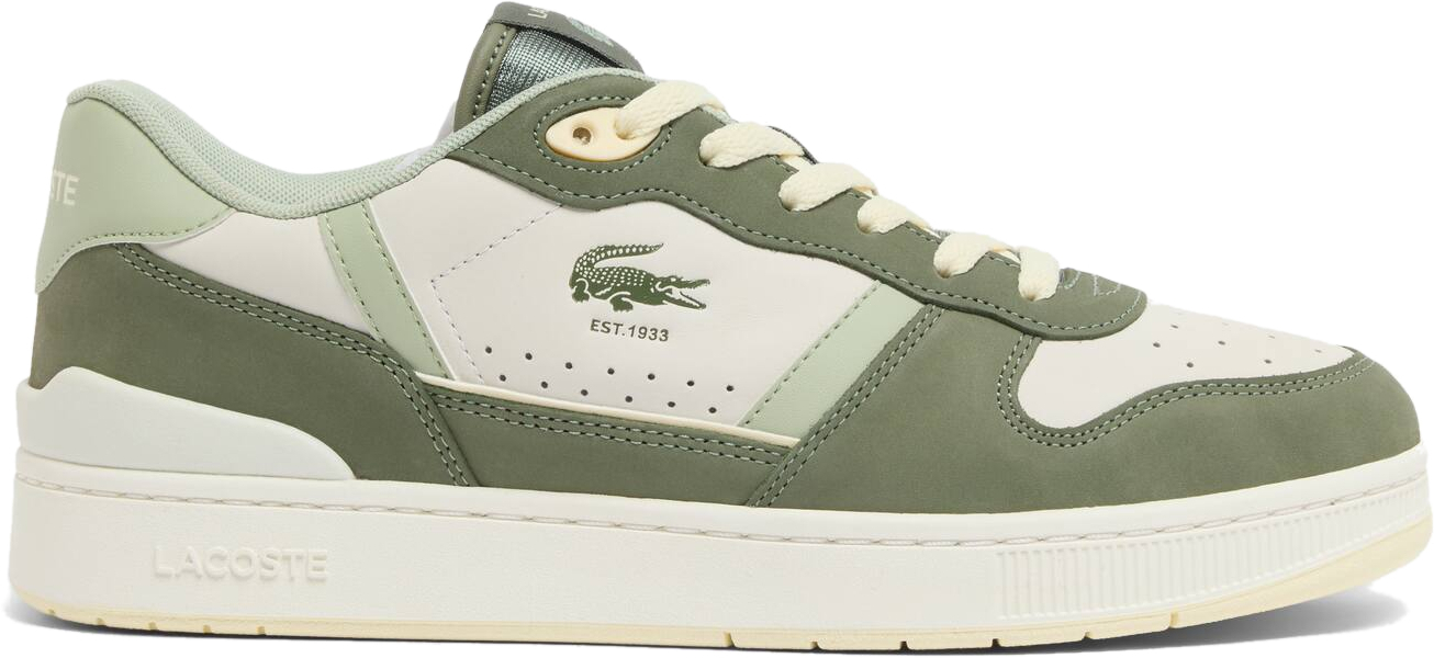 Кеды мужские Lacoste T-Clip 751SMA0100KD2 41 (7.5 UK) хаки