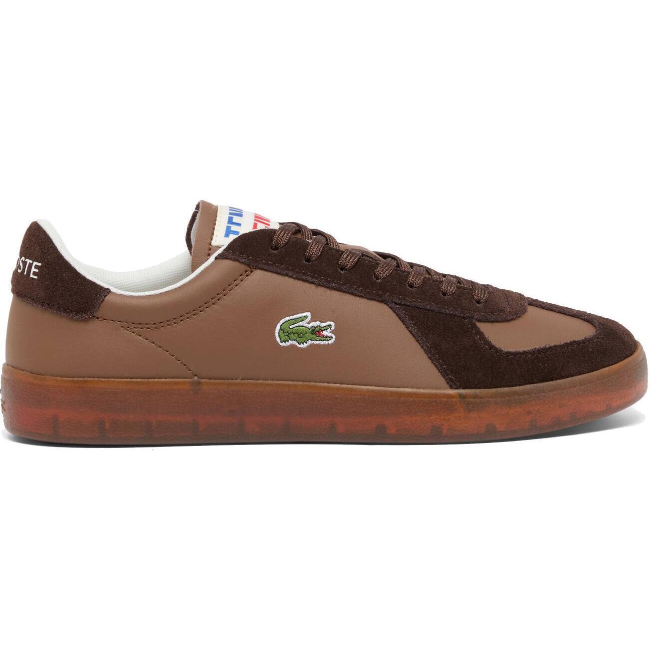 Кеды мужские Lacoste Baseshot Pro Leather Sneakers 751SMA0077-031 41 (7.5 UK) коричневые фото 1