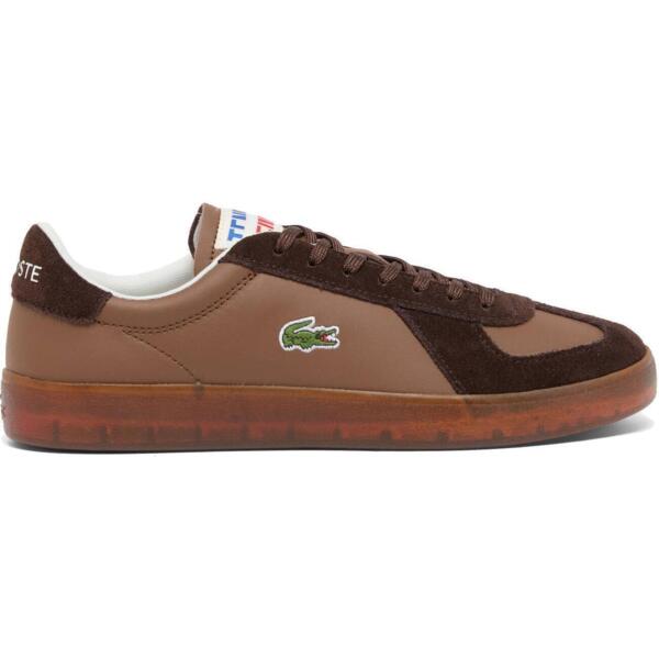 Кеды мужские Lacoste Baseshot Pro Leather Sneakers 751SMA0077-031 42.5 (8.5 UK) коричневые фото