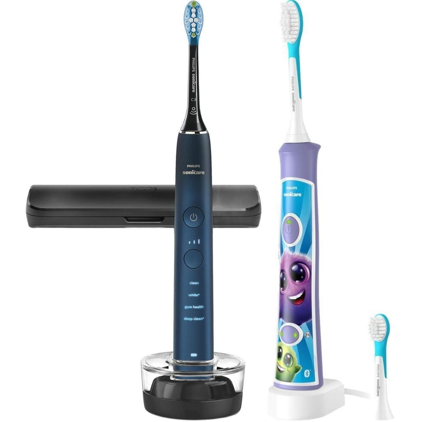 Электрическая зубная щетка Philips HX9911/88 + Philips Sonicare HX6322/12 фото 1