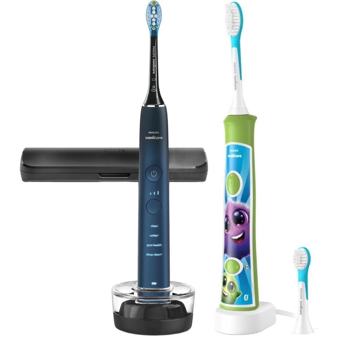 Электрическая зубная щетка Philips HX9911/88 + Philips Sonicare HX6352/11 фото 1