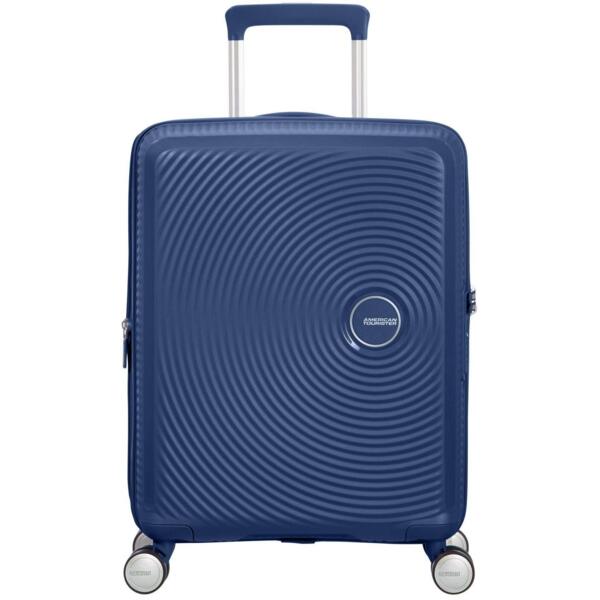 Чемодан American Tourister, Soundbox, полипропилен, маленький, 55 см, 35.5/41л, TSA, 4 колеса (32G*41001)
