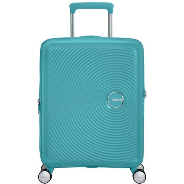 Чемодан American Tourister, Soundbox, полипропилен, маленький, 55 см, 35.5/41л, TSA, 4 колеса (32G*61001)