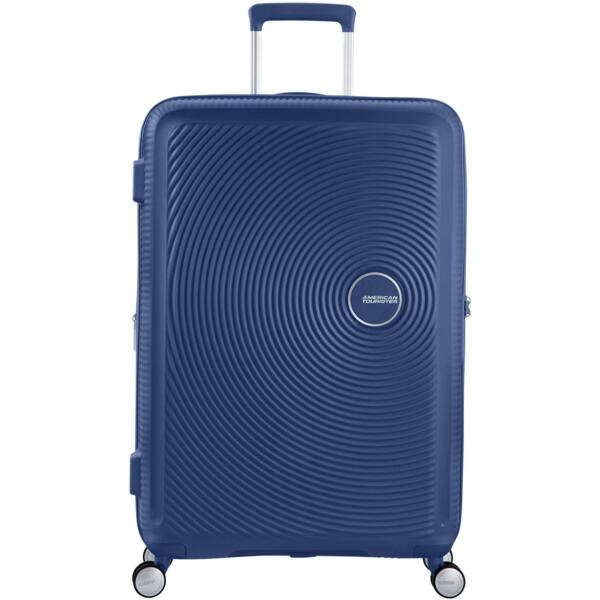 Чемодан American Tourister, Soundbox, полипропилен, большой, 77см, 97/110л, TSA, 4 колеса, (32G*41003)