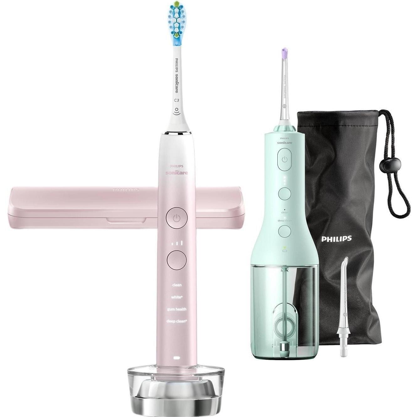 Электрическая зубная щетка Philips HX9911/84 + Ирригатор Philips HX3826/24 фото 1