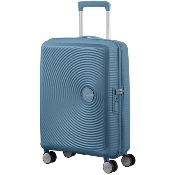 Чемодан American Tourister, Soundbox, полипропилен, маленький, 55 см, 35.5/41л, TSA, 4 колеса (32G*51001)