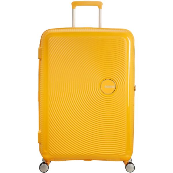 Чемодан American Tourister, Soundbox, полипропилен, большой, 77см, 97/110л, TSA, 4 колеса (32G*06003)
