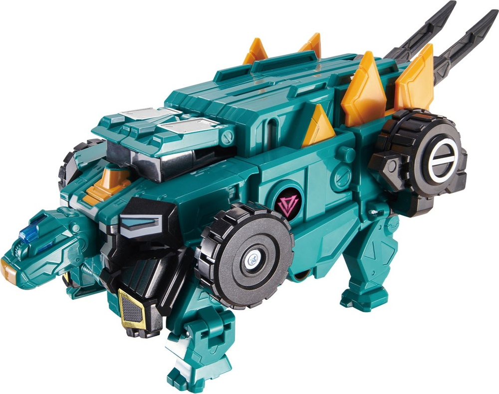 Динозавр-трансформер Dinoster Мега Дино-Гардиан Стего (EU580807) фото 1