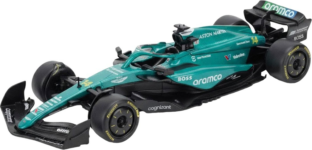 Автомодель TechnoDrive Aston Martin F1 (2024) (1:18) (250935AMF1) фото 1