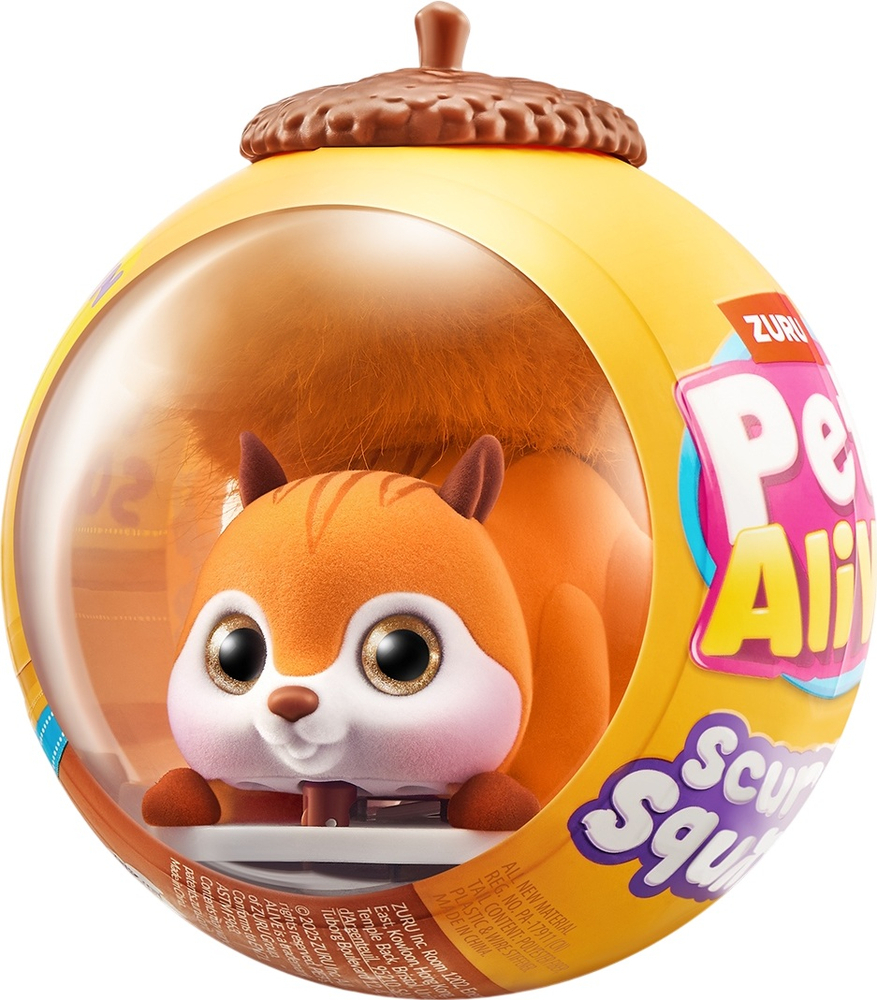 Игрушка интерактивная Pets Alive S1 Белочка (оранжевый) (9565A) фото 1