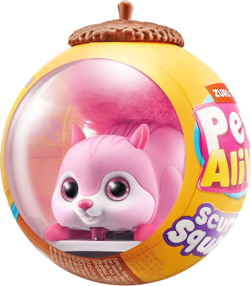 Игрушка интерактивная Pets Alive S1 Белочка (розовый) (9565B) фото 1