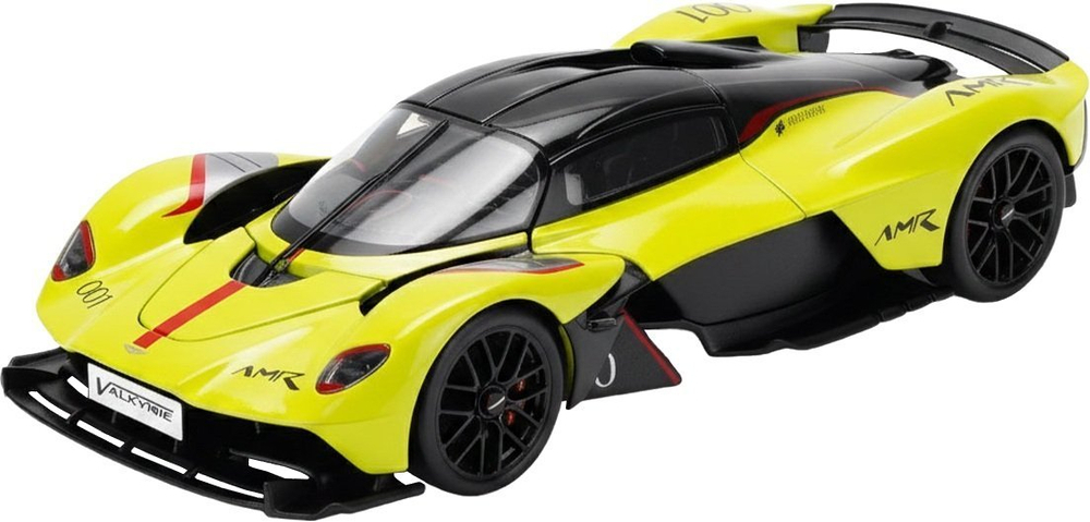 Автомодель TechnoDrive Aston Martin Valkyrie (желтый, 1:18) (250937AMVKLG) фото 1