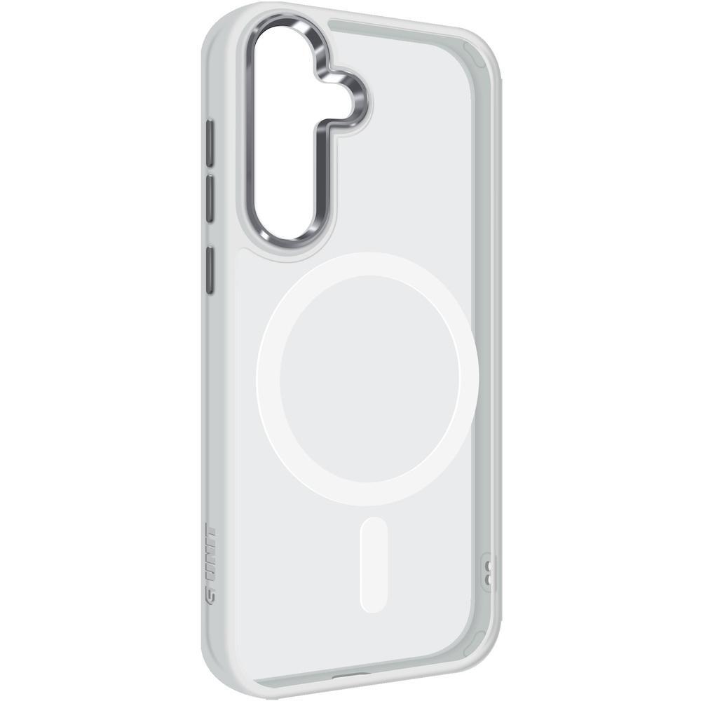 Чехол ArmorStandart Unit MagSafe для Samsung S25 Matte Clear Silver (ARM82261)