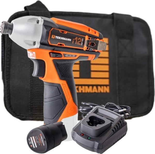 Винтоверт ударный аккумуляторный Tekhmann TCD-90/i12 KIT 12В АКБ 1х2А·ч (849196)