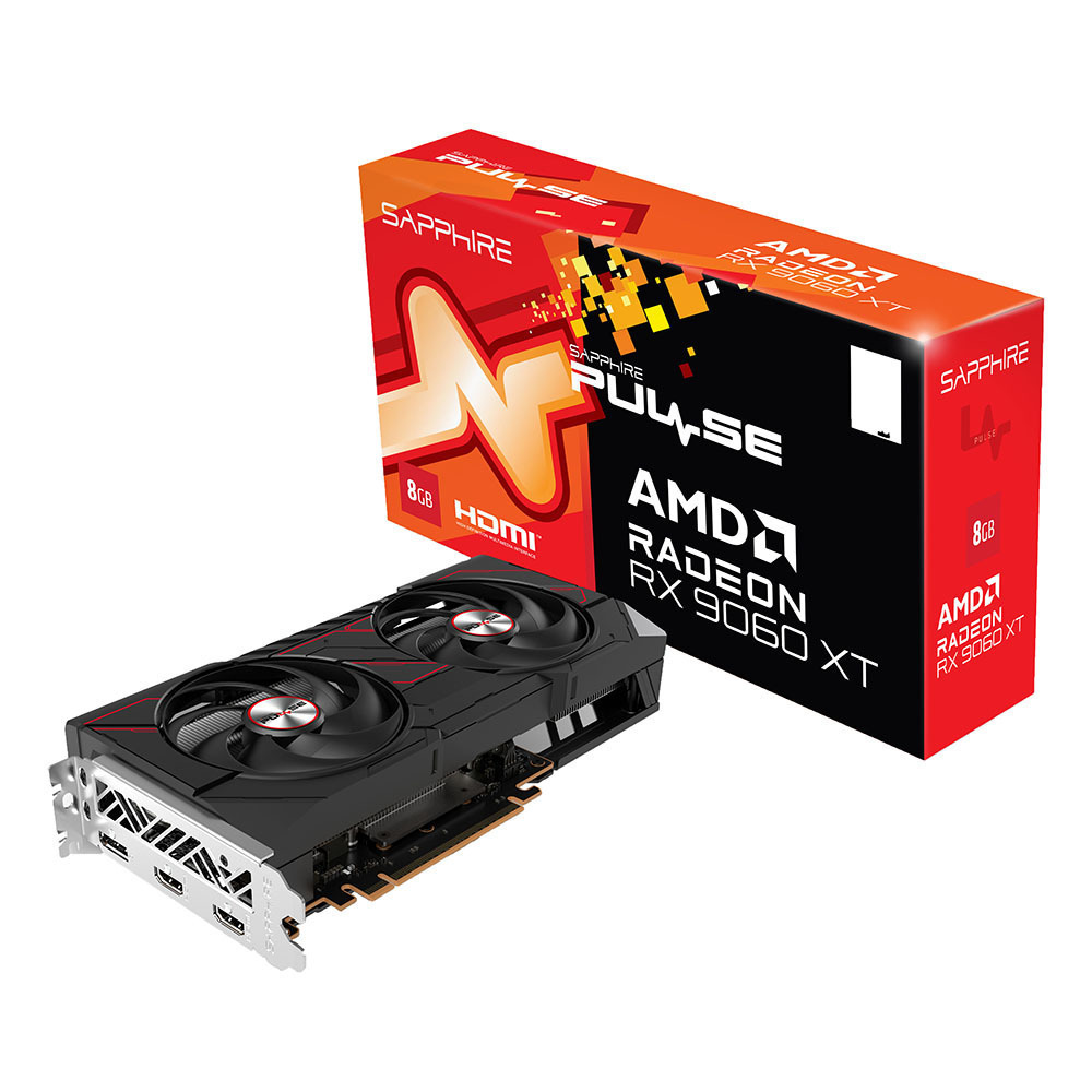 Видеокарта SAPPHIRE Radeon RX 9060 XT 8GB GDDR6 PULSE GAMING OC (11350-04-20G) фото 1