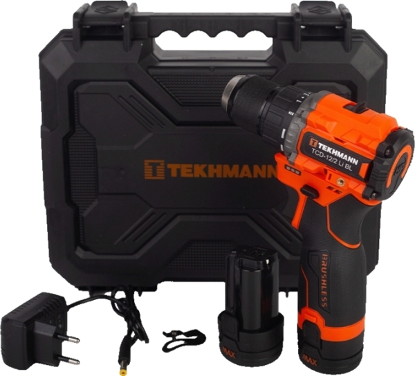 

Шуруповерт-дрель аккумуляторная Tekhmann TCD-12/2 Li BL 12В (854606)