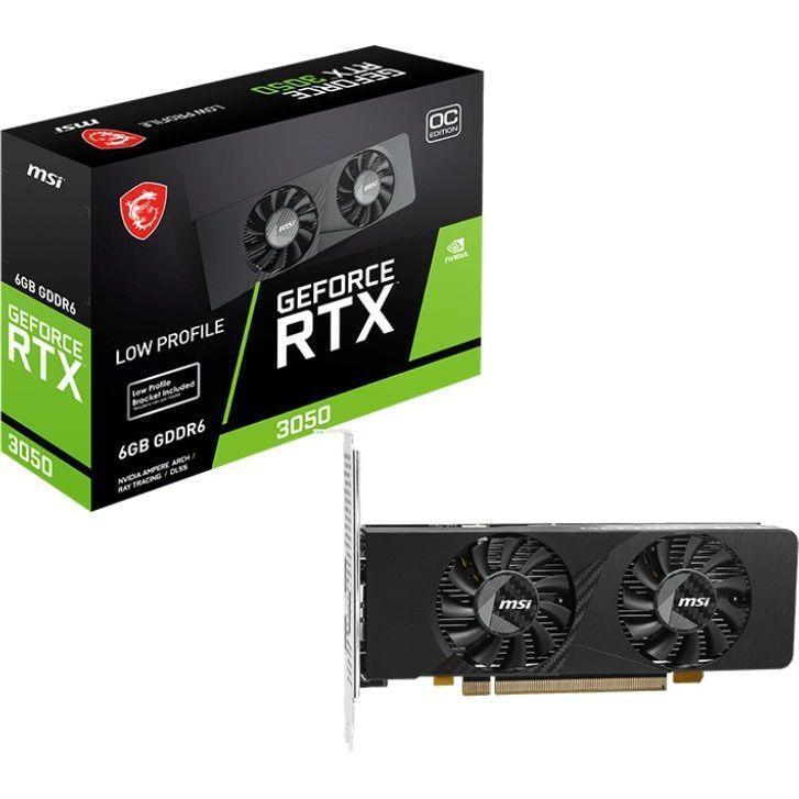 Видеокарта MSI GeForce RTX 3050 6GB GDDR6 LP E OC (912-V812-213) фото 1