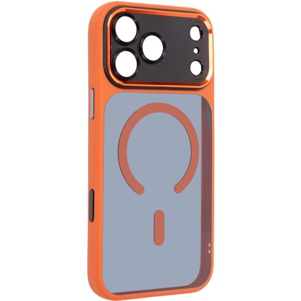

Чехол ArmorStandart Unit-C MagCase SE для Apple iPhone 17 Pro Max Orange Black (ARM86321)