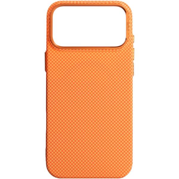

Чехол ArmorStandart LikeCarbon2 MagCase для Apple iPhone 17 Pro Max Kevlar Orange (ARM88555)
