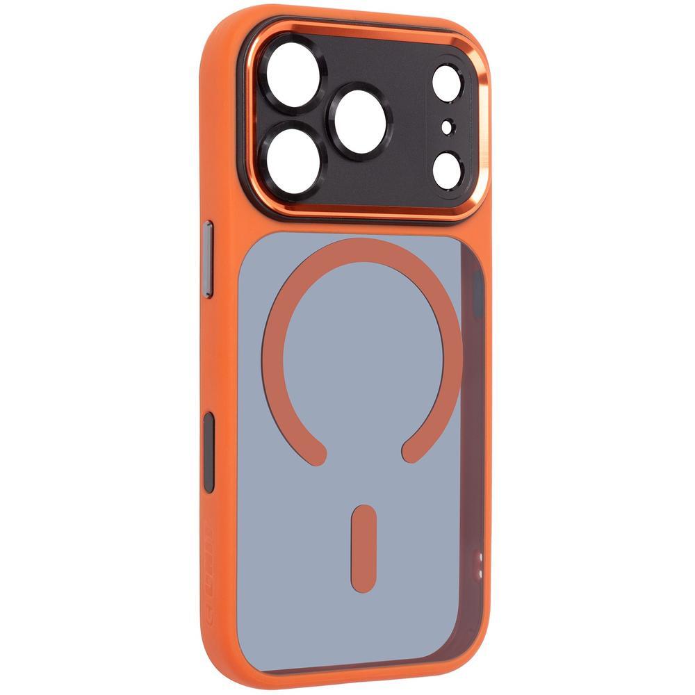 Чехол ArmorStandart Unit-C MagCase SE для Apple iPhone 17 Pro Orange Black (ARM86317)