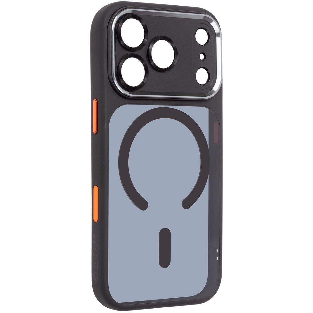 Чехол ArmorStandart Unit-C MagCase SE для Apple iPhone 17 Pro Black Orange (ARM86318)