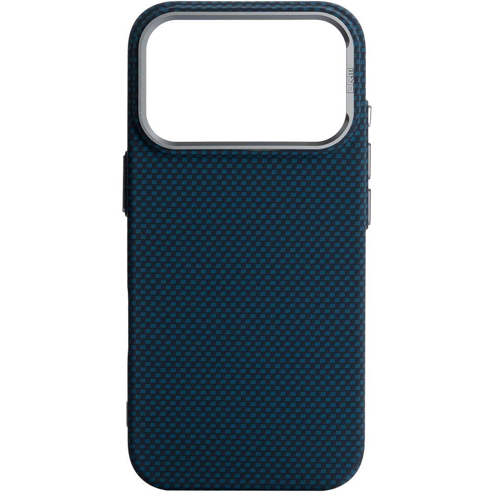 Чехол ArmorStandart LikeCarbon2 MagCase для Apple iPhone 17 Pro Kevlar Dark Blue (ARM88554)