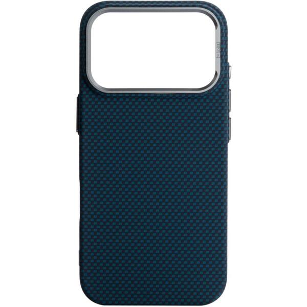

Чехол ArmorStandart LikeCarbon2 MagCase для Apple iPhone 17 Pro Kevlar Dark Blue (ARM88554)