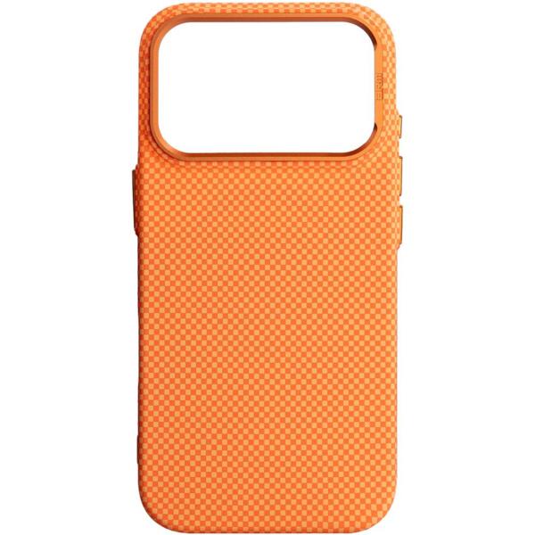 Чехол ArmorStandart LikeCarbon2 MagCase для Apple iPhone 17 Pro Kevlar Orange (ARM88556)