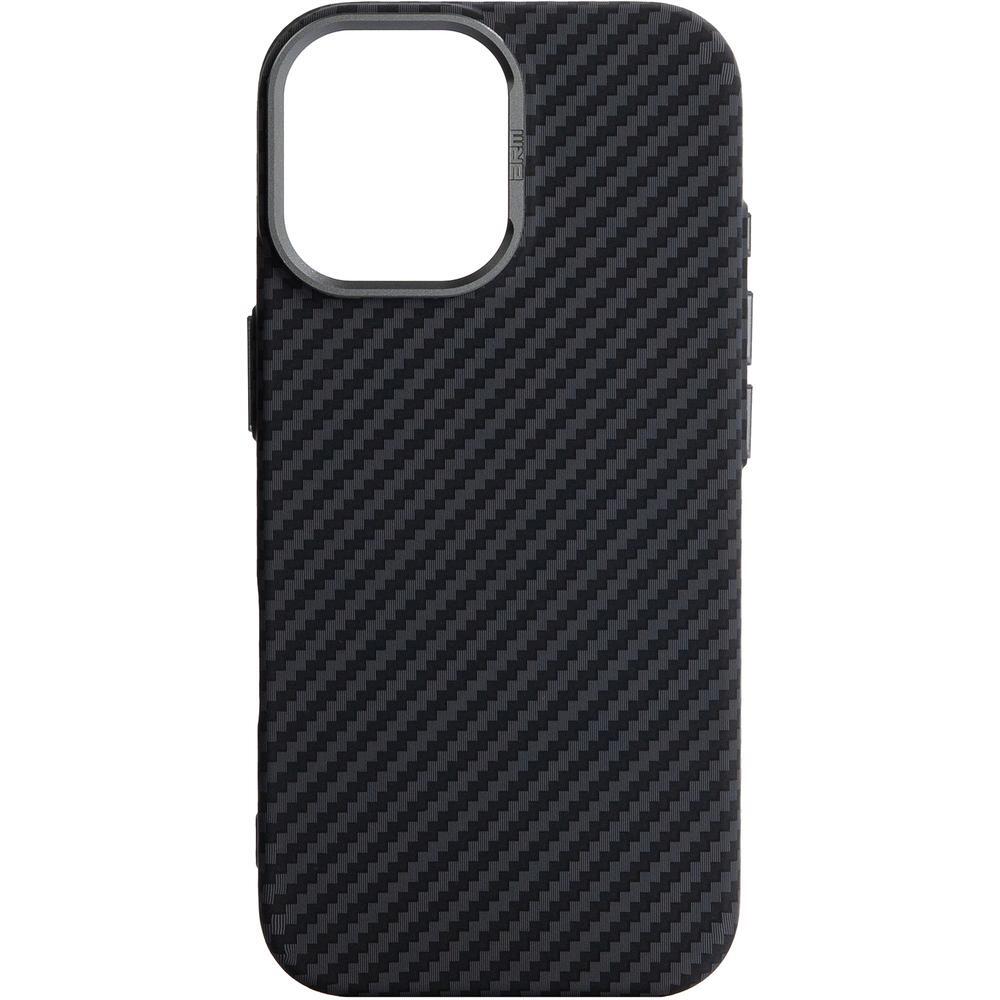 Чохол ArmorStandart LikeCarbon2 MagCase для Apple iPhone 17 Carbon Black (ARM86257)фото1