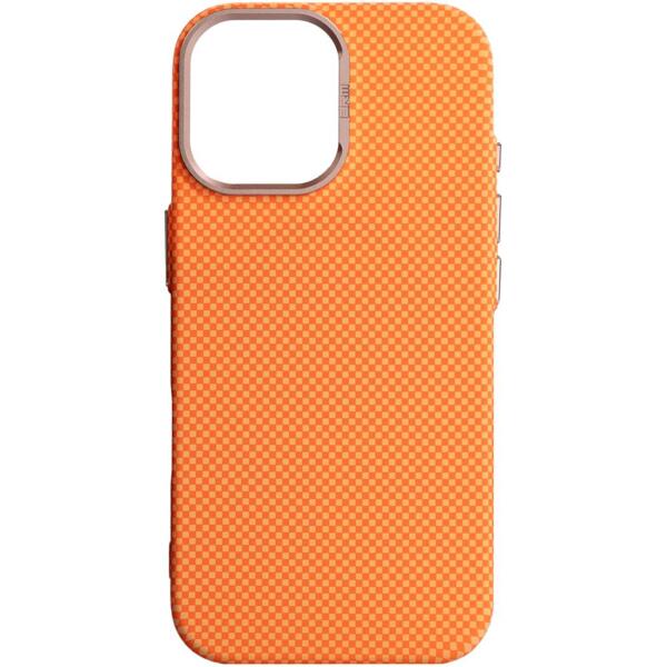 

Чехол ArmorStandart LikeCarbon2 SE MagCase для Apple iPhone 17 Kevlar Orange Rose Gold (ARM89167)