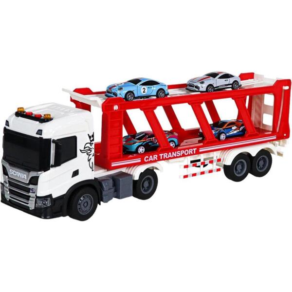 

Набор игровой серии Large Truck – Автоперевозчик Scania (автоперевозчик, 4 машины, свет, звук) (6414KS)