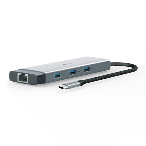 

USB-Хаб TP-LINK UH9120C USB-C > 3xUSB3.0/1xUSB-C/xHDMI/1xRJ45/1xSD/1xmicroSD/1xPD 100Wh
