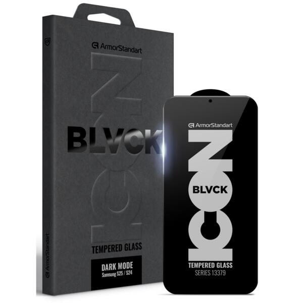 

Защитное стекло ArmorStandart Dark Mode BI для Samsung S25 / S24 (ARM85822)