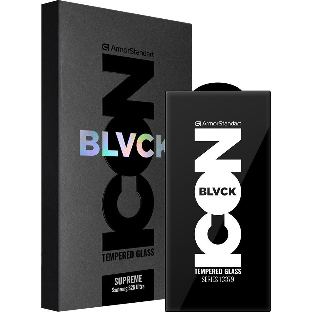 Защитное стекло ArmorStandart Supreme Black Icon для Samsung Galaxy S25 Ultra (ARM84629) фото 1