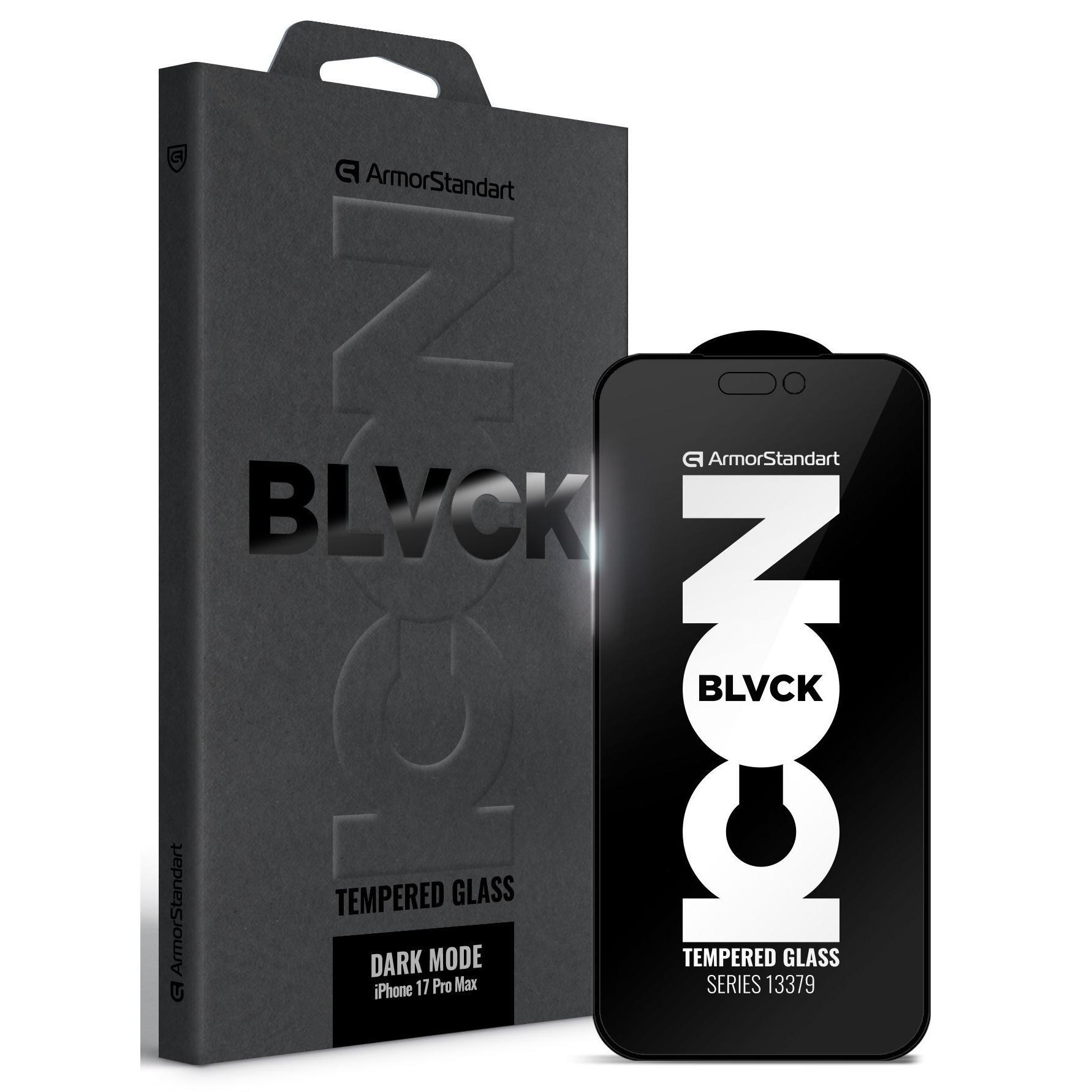 Защитное стекло ArmorStandart Dark Mode BI для Apple iPhone 17 Pro Max (ARM86630) фото 1