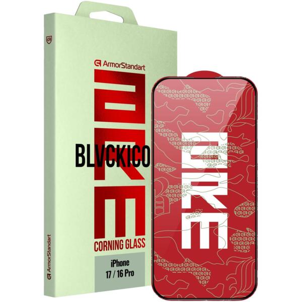 

Защитное стекло ArmorStandart Corning Black Icon для Apple iPhone 17 Pro (ARM88499)