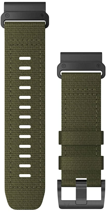 Ремешок Garmin Tactix 7, 26mm QuickFit, Ranger Green Nylon Band (010-13010-10) фото 1