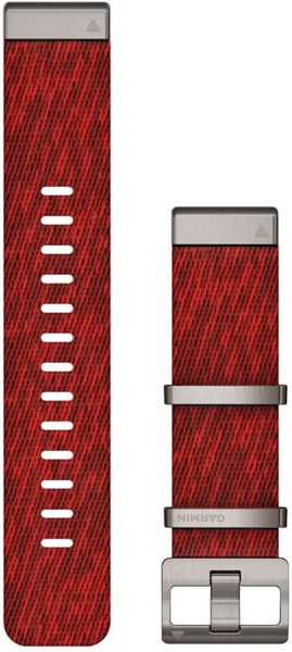 Ремешок Garmin MARQ, QuickFit 22m, Jacquard Weave Nylon Strap,Red Bands for Smart watches  (010-12738-22)