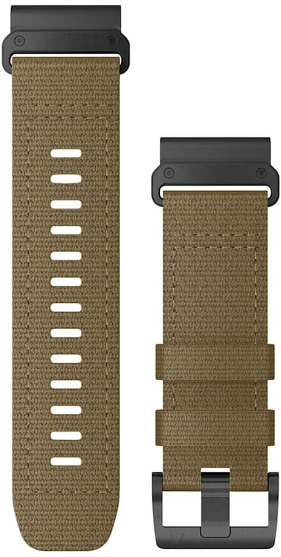 Ремінець Garmin Tactix 7, 26mm QuickFit, Coyote Tan Nylon Band (010-13010-11)фото1