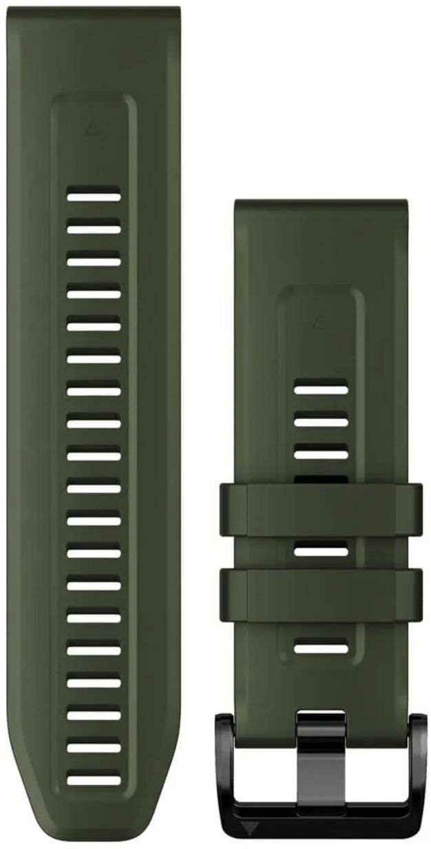 Ремешок Garmin Fenix 7X 26mm QuickFit Moss Silicone Band (010-13117-03) фото 1