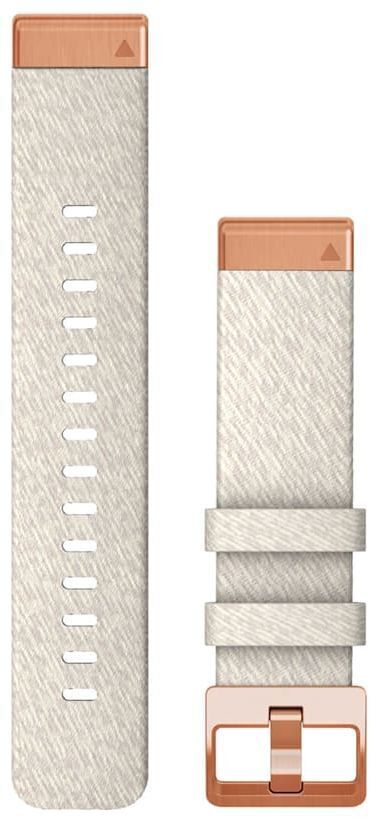 Ремешок Garmin Fenix 7S, 20mm QuickFit Cream Heathered Nylon Band (010-13102-09) фото 1