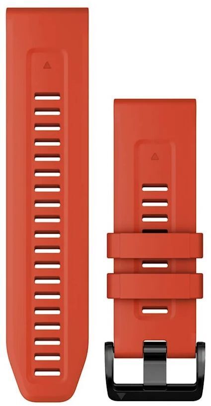 Ремешок Garmin Fenix 7X 26mm QuickFit Flame Red Silicone Band (010-13117-04) фото 1