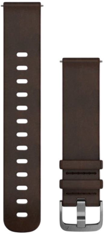 Ремешок Garmin Vivomove HR Replacement Band, Dark Brown Leather L Leather Band (010-12691-01) фото 1